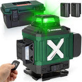 Laser à lignes croisées 4D JACKMEND 4 à 16 lignes - Portée de mesure de 50 mètres - 360 degrés