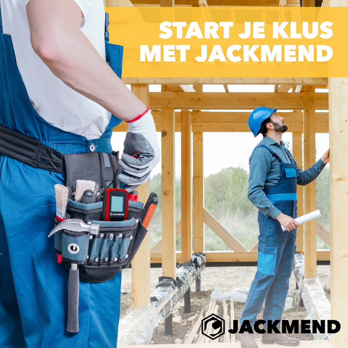 Télémètre laser professionnel JACKMEND avec une portée de 50 mètres